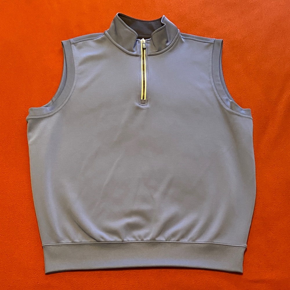 Fairway & Greene 1/4 Zip Golf Vest. Men's Medium.